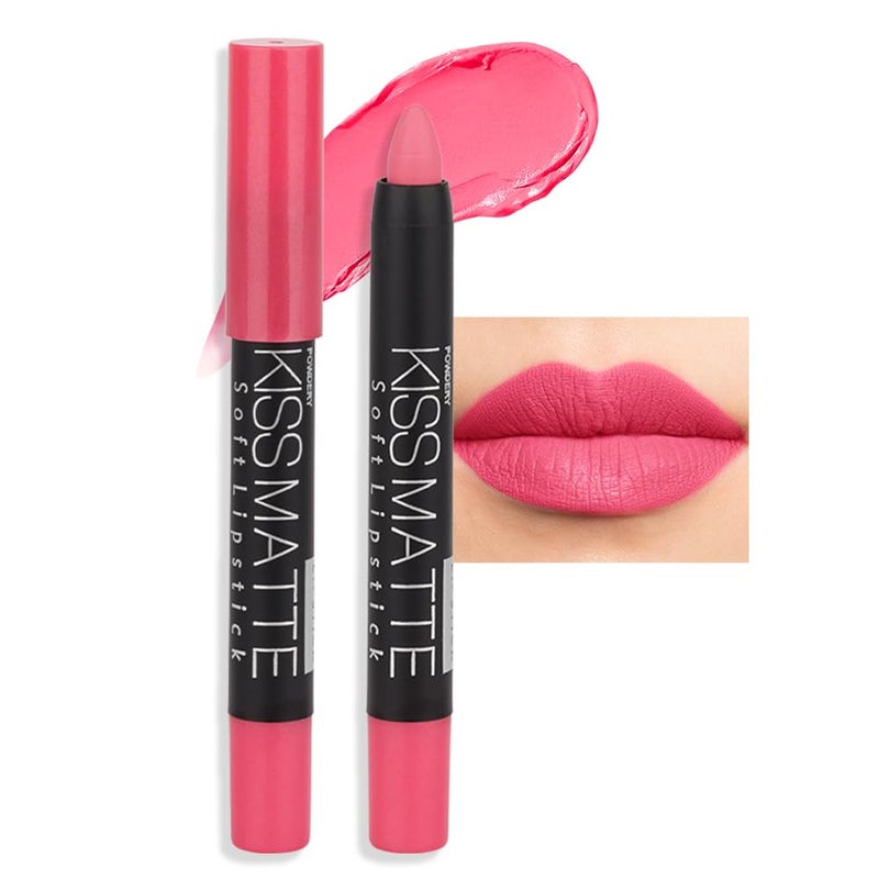 BINGBRUSH Smooth Longwear Lipstick Pack Set, Matte Color Stick Ultimate Lip Crayon for Makeup Collection - Waterproof Velvet Lipgloss Lip Stain (04#) - Image 1